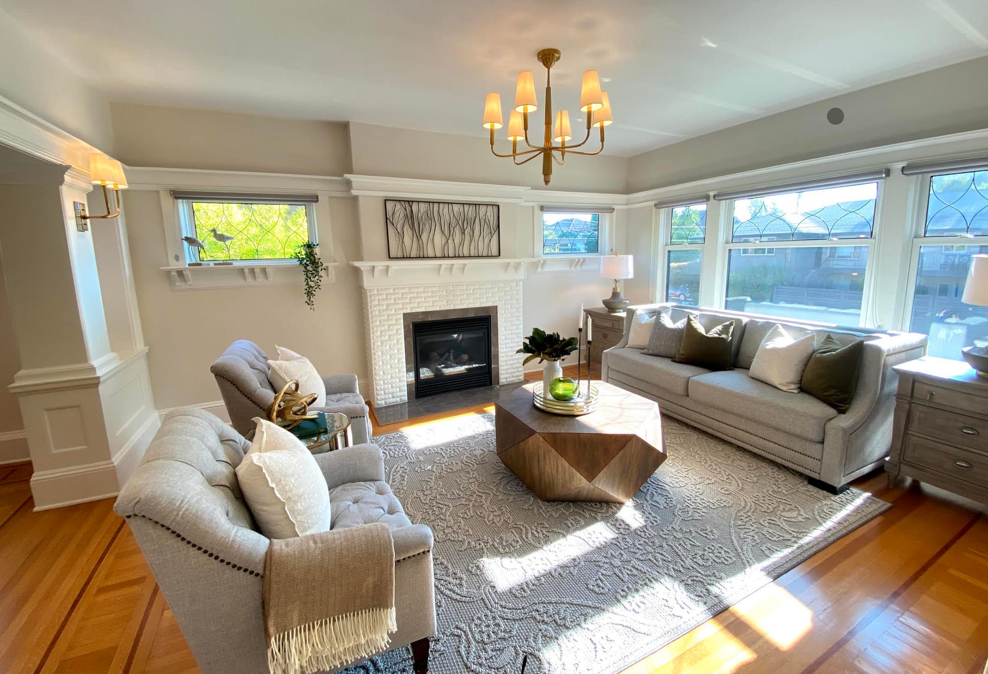 Capitol Hill, Seattle - Living Room After Home Staging